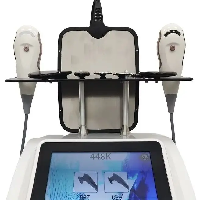 Portable RF Machine 448KHz Frequency Skin Firming Body Contouring Pain Relief CE Certified for Salon Home Use New Model 2026