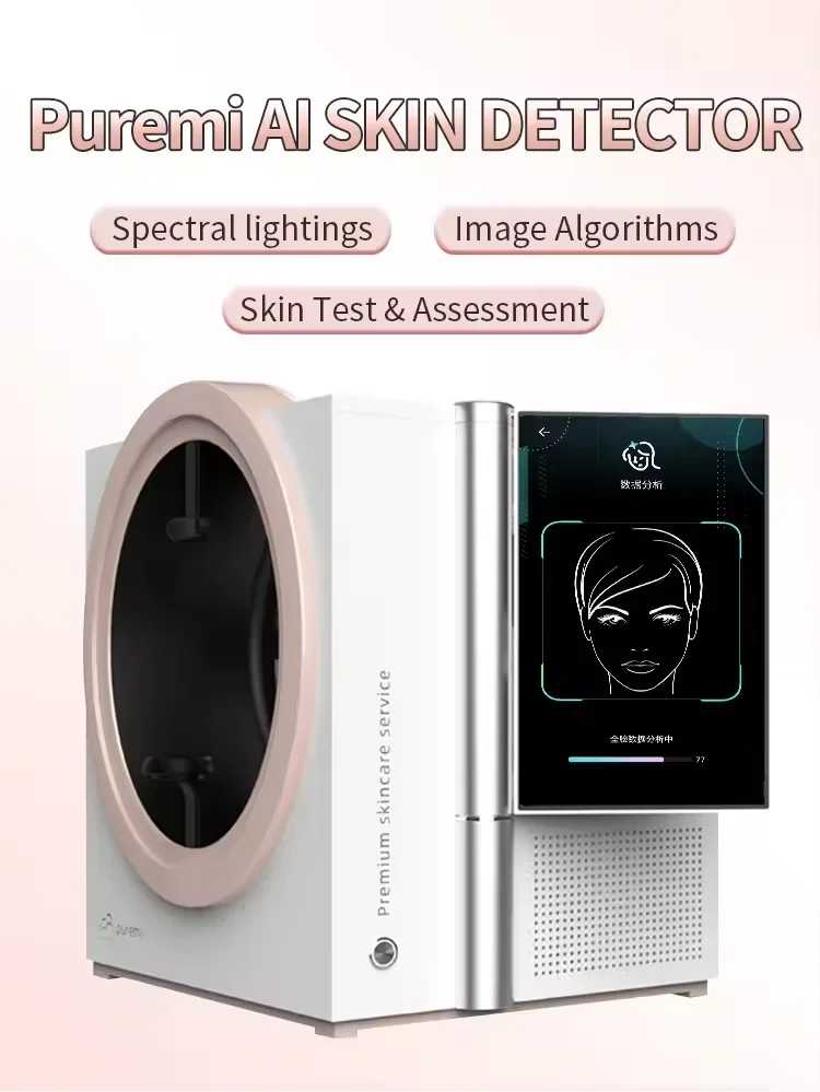 3D AI  Skin Diagnostics Analyzer Facial Tester Scanner Magic Face Mirror Skin Analysis Machine Skin Analyzer