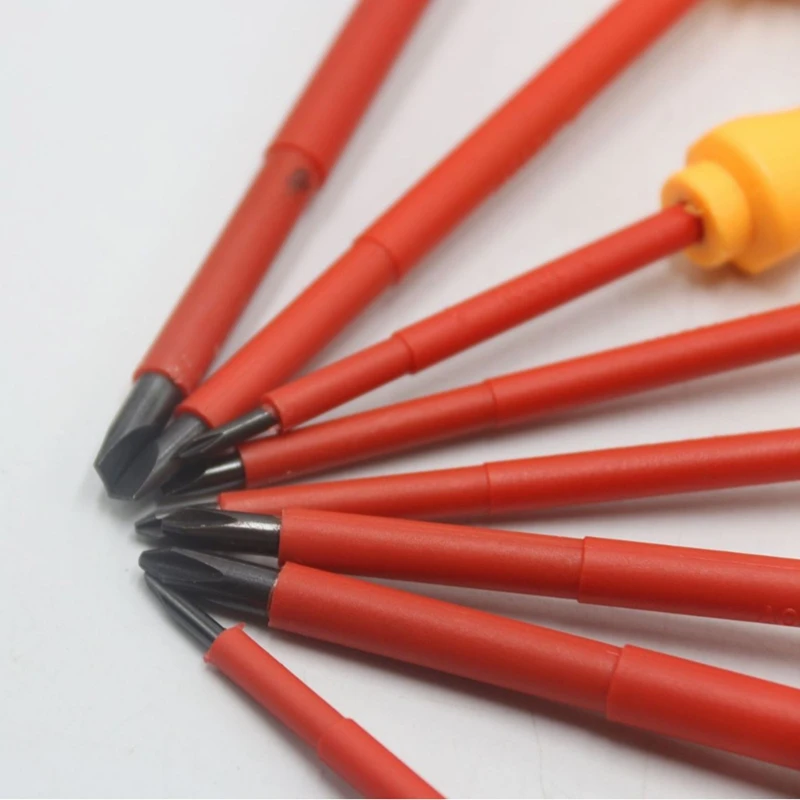 Magnetic Screwdriver Set Heavy Duty Manual Screwdriver Ergonomic Cross-Head Screwdriver Plumxblossom Screwdriver