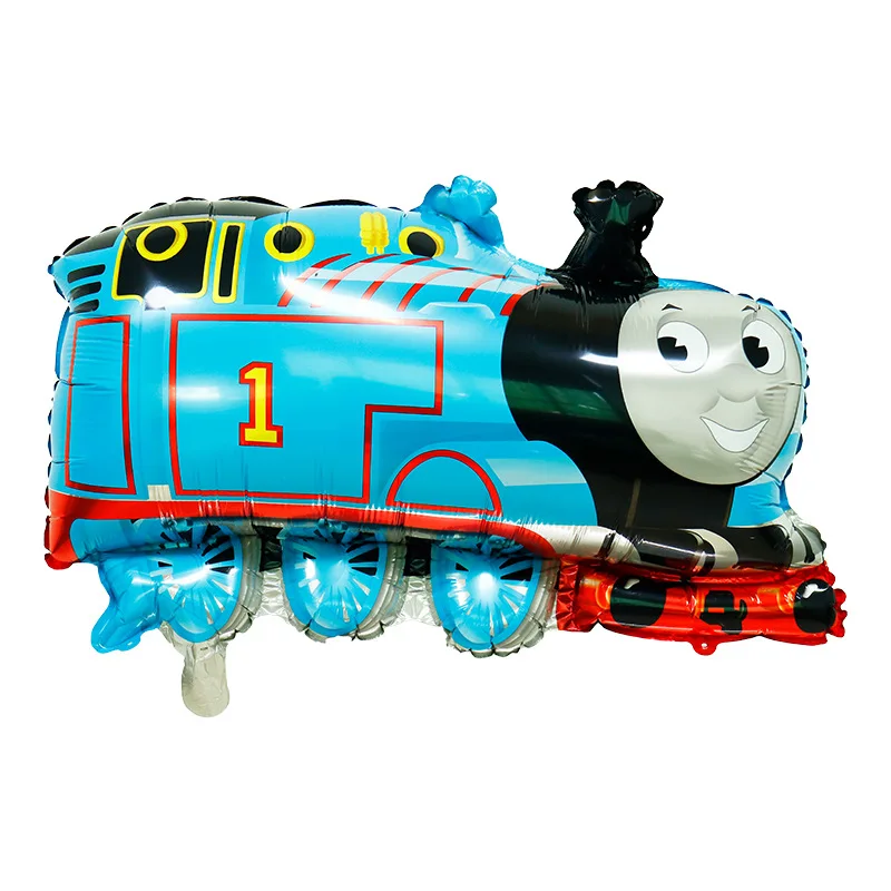 Cartoon Thomas Train Birthday Decorations Foil Balloons Retro Train The Themed Supplies Baby Shower Wedding Birthday Party Gifts