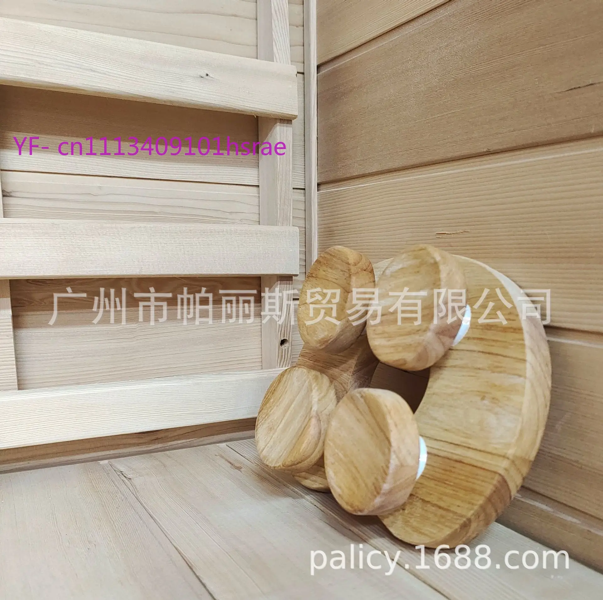 Winter Sauna Accessories Carbonized Oak Sauna Pillow Backrest Waist Support Cushion
