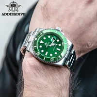 ADDIESDIVE montre classique pour hommes avec lunette en céramique 200 m montre à quartz décontractée résistante à l'eau BGW9 montre cadeau lumineuse bleue MY-H3-2 3