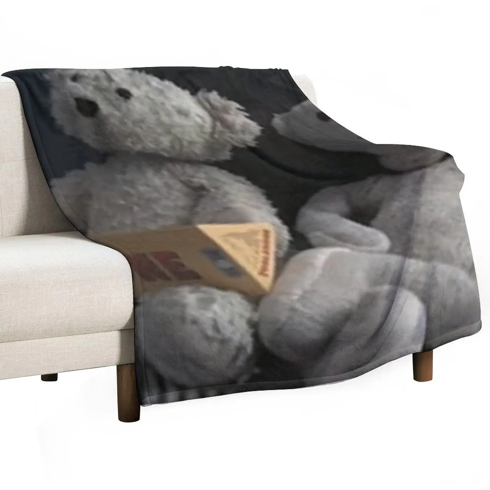 

Bear Alpha Bear and Sam Throw Blanket Cozy Home Blanket Gift for Christmas Holiday