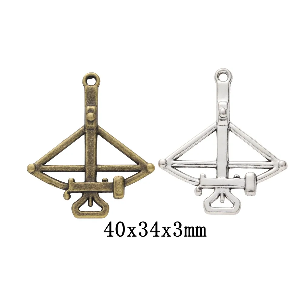 15pieces (weapon) vintage zinc alloy charm metal pendant DIY jewelry discovery making accessories 1740