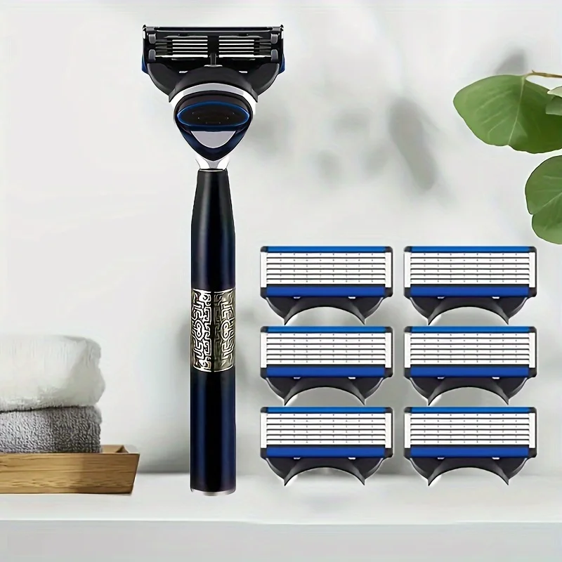 ใบมีดหกชั้น ดีไซน์นำกลับมาใช้ใหม่ได้ ช่วยประหยัดทรัพยากร ใบมีดนำเข้าเพื่อความแม่นยำ และเปลี่ยนหัวได้ง่าย