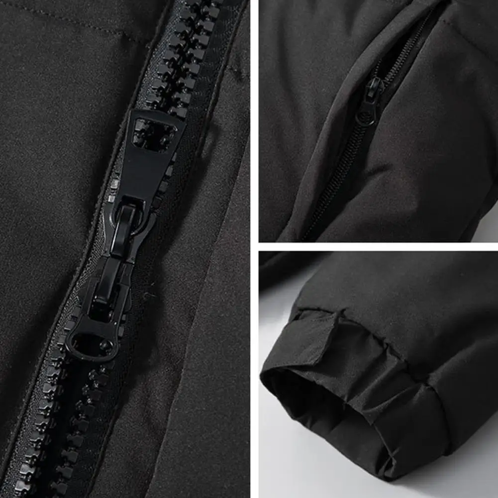 Neue Mode Männer Weiße Ente Unten Mit Kapuze Jacken männer Winter Dicke Warme Wasserdichte Parka Mantel Unten Jacken Lange Parka