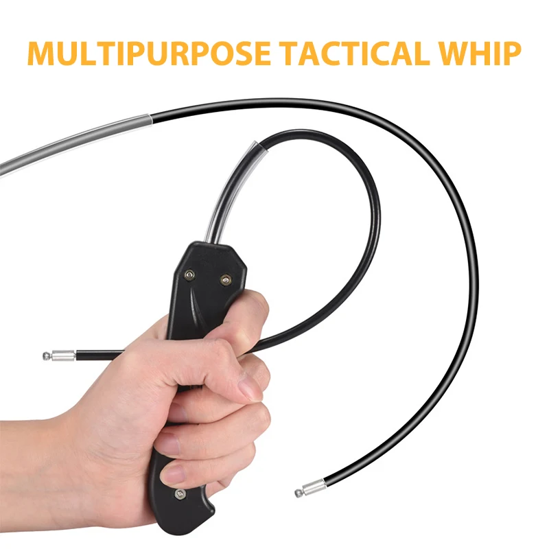 Portable Wire Self Defense Whip Defense Staff Portable Martial Arts Safety Tool