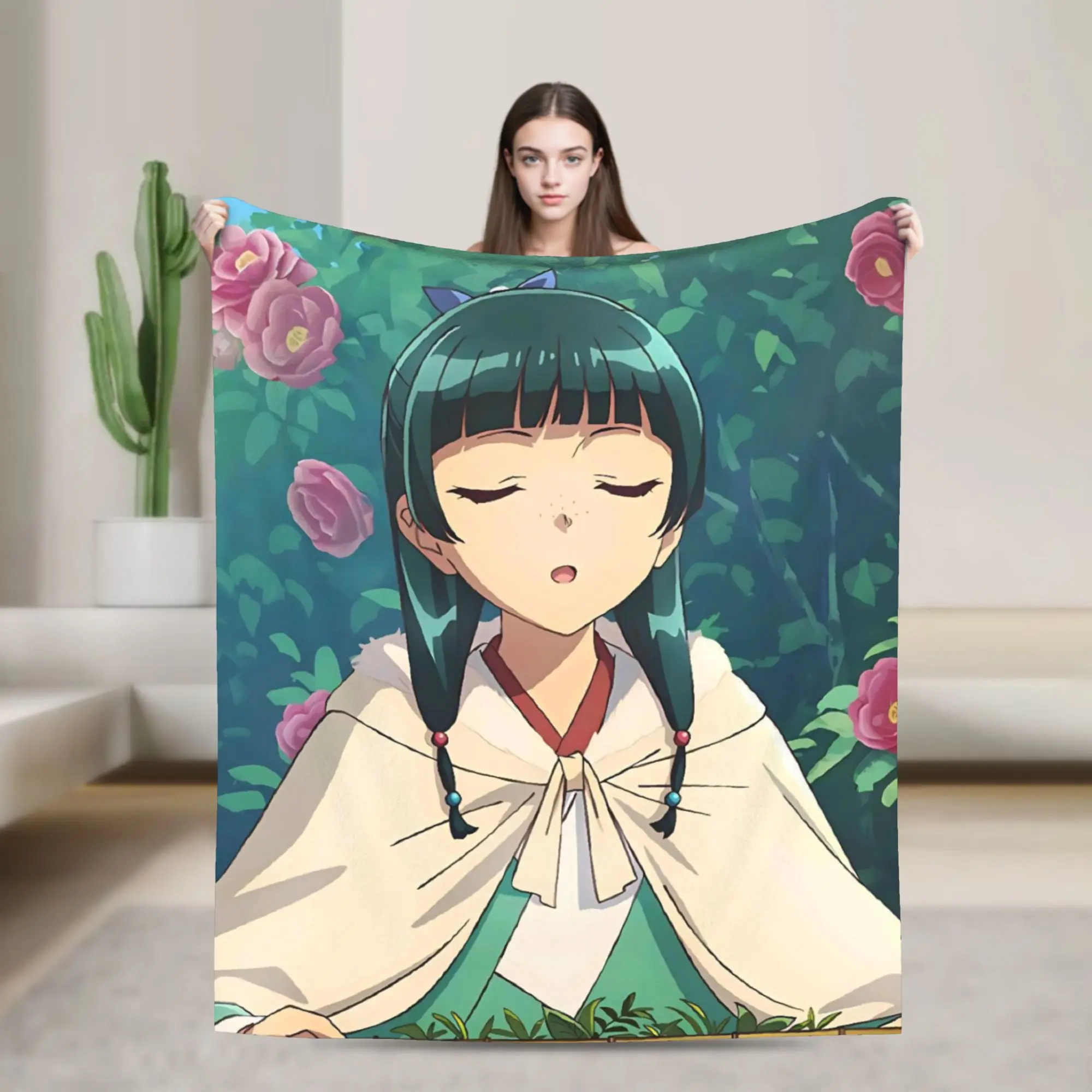 The Apothecary D-Diaries Maomao Blanket Super Soft Throw Blankets for Living Room 50x60 Inches Multi-size Throws And Blankets