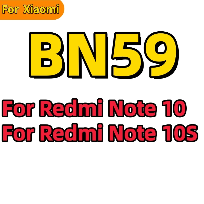 2026 Years 100% Original High Quality New BN59 5000mAh Battery For Xiaomi Redmi Note10 Note 10 10S Batteries Bateria Tools