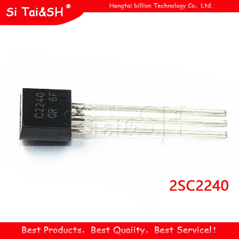 100pcs 2SA970 2SC2240 (50PCS* A970 +50PCS* C2240 )  Waterproof shell