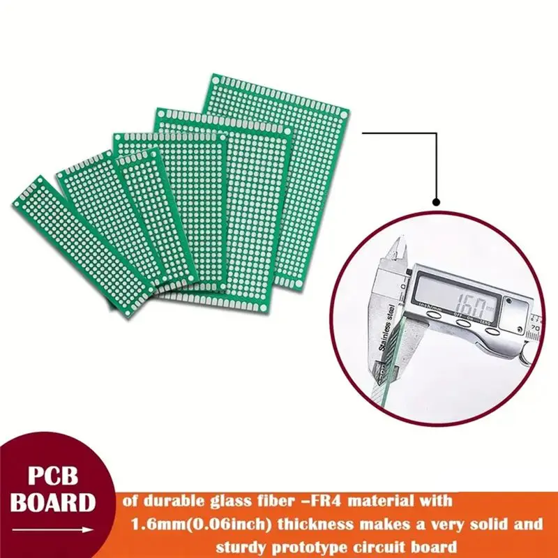 T23C 92PCS PCB Board Kit Universal PCB Prototype Board Circuit Boards For DIY Electronic Kit Soldering Kit