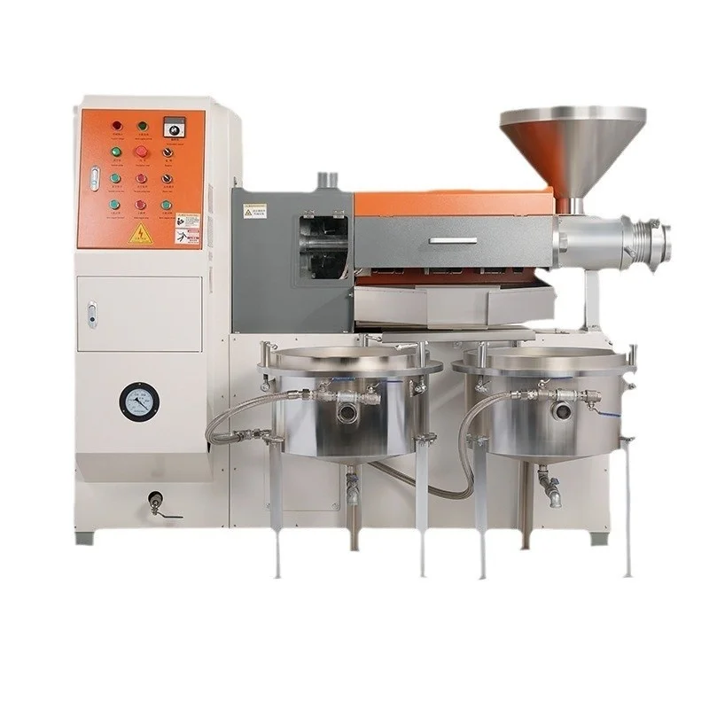 100 Type Oil Press Stainless Steel Spiral Oil Press Hot And Cold Double Press Peanut And Sesame Oil Press Oil Mill - Image 5