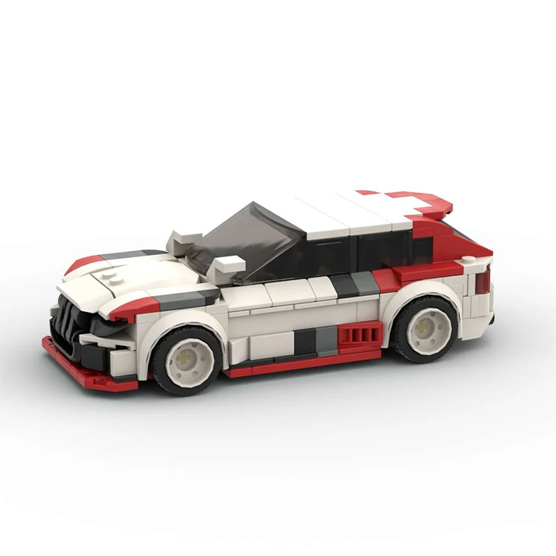 

MOC Building Blocks Sports Car Model DIY Assembly Bricks Creative Ornament Gift For Boys