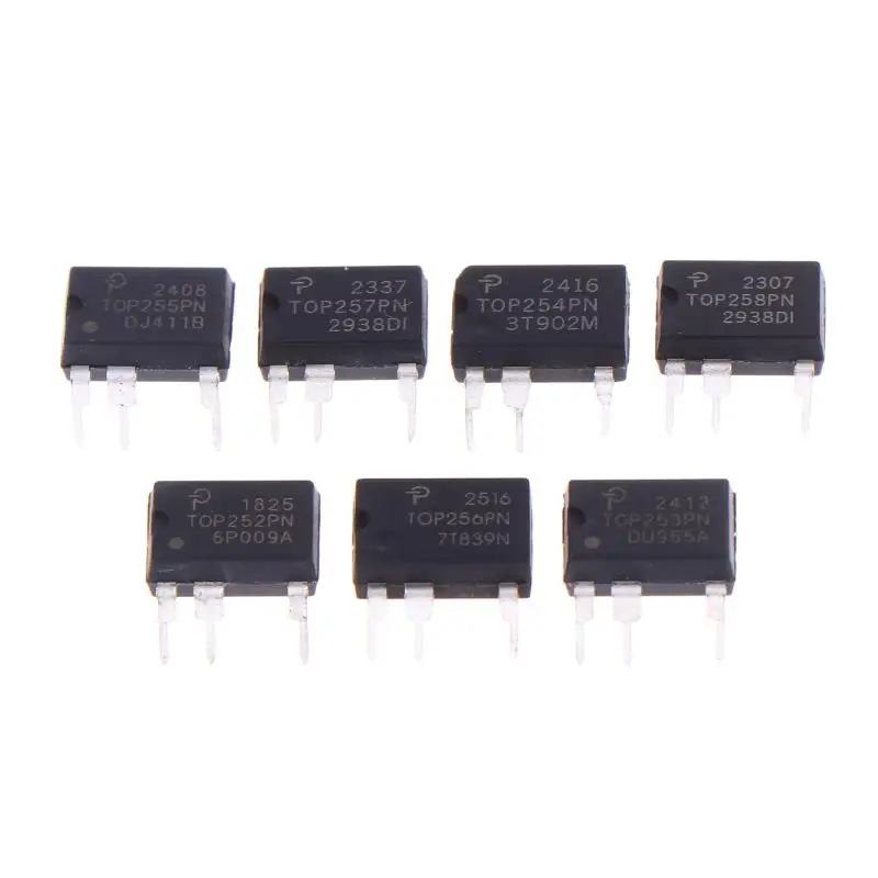 3PCS TOP258PN Power Management ICs Compatible with TOP257 TOP256PN TOP255PN TOP254PN for Efficient LCD Power Board Repair