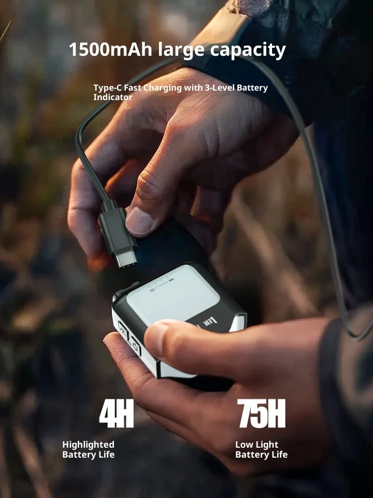 LEM AT7Pro قوية LED/COB كشافات في الهواء الطلق تسلق رئيس مصباح يدوي 1500mAh 800LM قابلة للشحن الصيد فانوس رئيس الشعلة #4