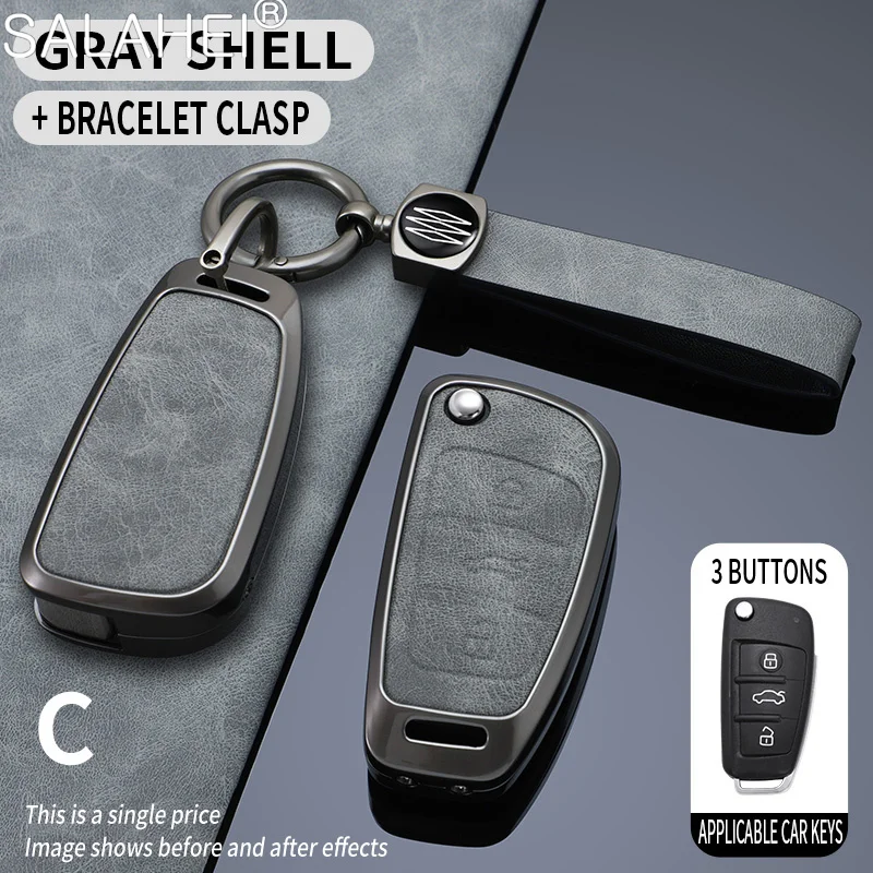 

Car Key Case Cover Protect Keyless Shell For Audi A1 A3 8V A4 B8 B9 A5 A6 C7 A7 A8 Q2 Q3 Q5 Q7 S4 S6 S7 S8 R8 TT A6L Accessories