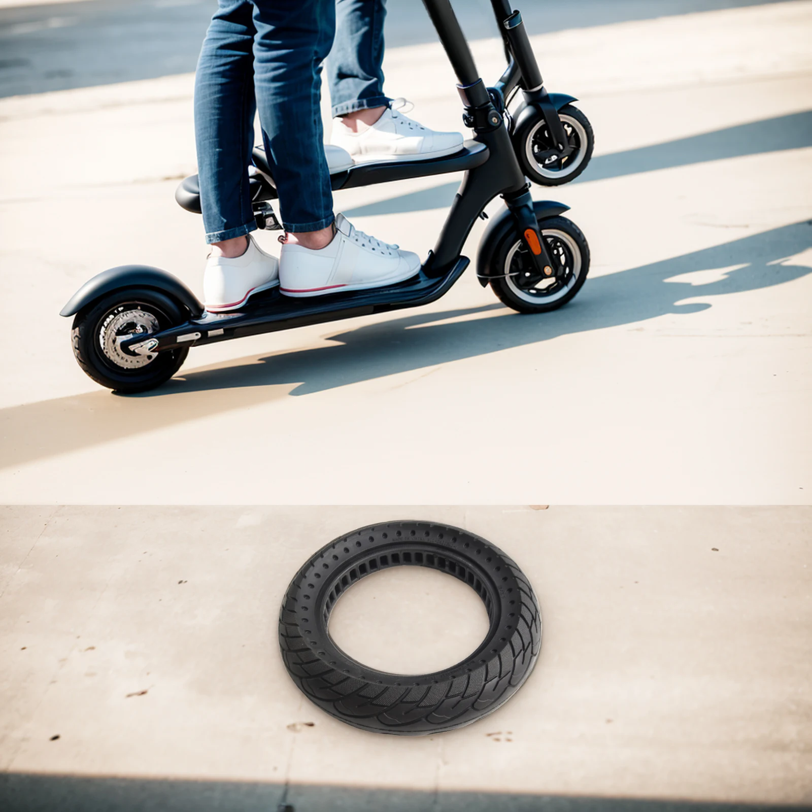 Anti Puncture Electric Vehicle Tires Dense Pattern Electric Vehicle Grip About Cm Dense Pattern Package Content