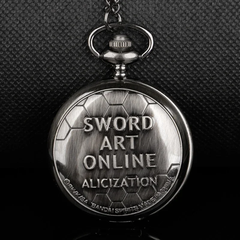 Classic Anime Letter Engraving Quartz Pocket Watch Men Women Children Necklace Clock Watch Practical Pendant Reloj Hombre