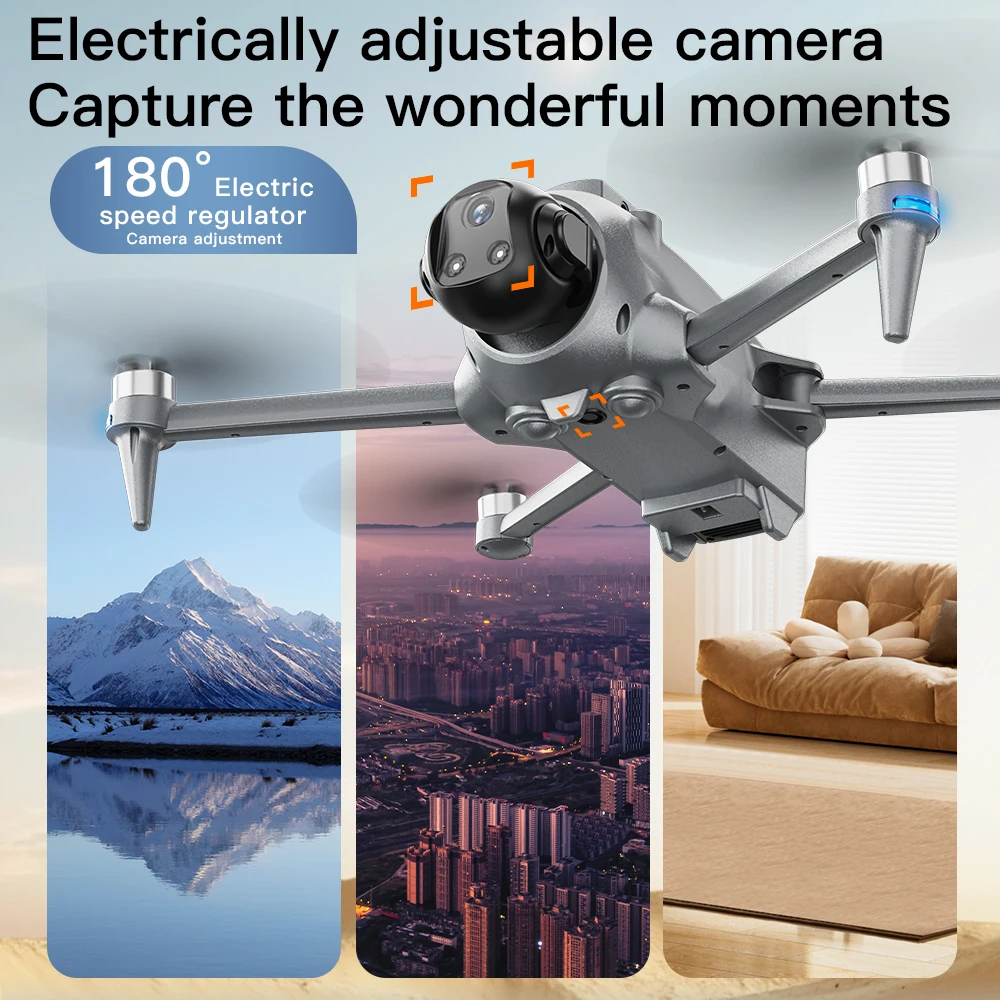 

2025Drone 4k professional 2025 best-selling GPS drone optical flow positioning obstacle avoidance 180 degree rotation 드론дрон dji