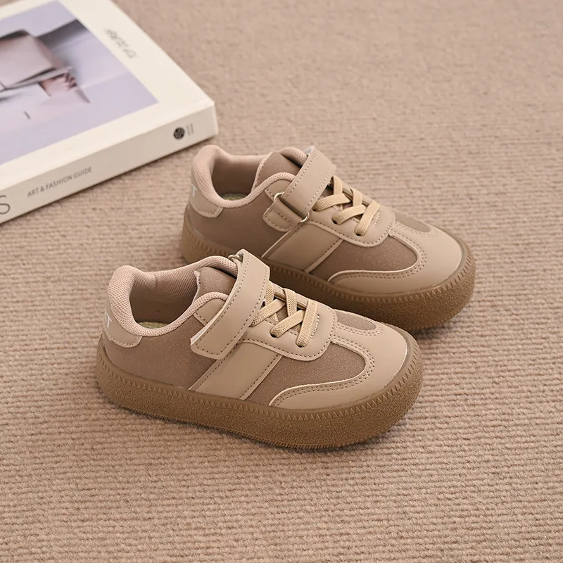 Fashion Girls' Shoes 2025 Autumn New Boys Sneaker Comfort Anti Slip Kids Casual Shoe Simple Versatile Girls' Board Shoes Tenis