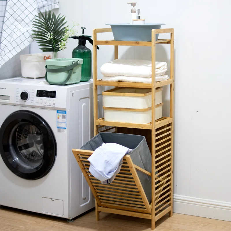 

*/*Dirty Clothes Storage Basket Bathroom Bamboo Cloth Dirty Clothes Basket Folding Dirty Clothes Basket Household Storage