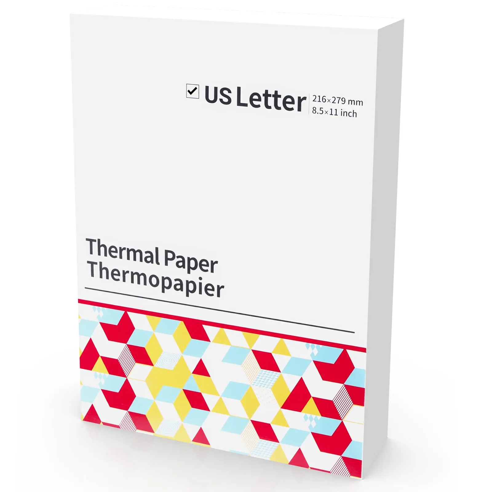 

US Letter Size Paper 8.5x11 Thermal Printer Paper Multipurpose White Paper Compatible M08F MT800 MT800Q Letter Portable Printers