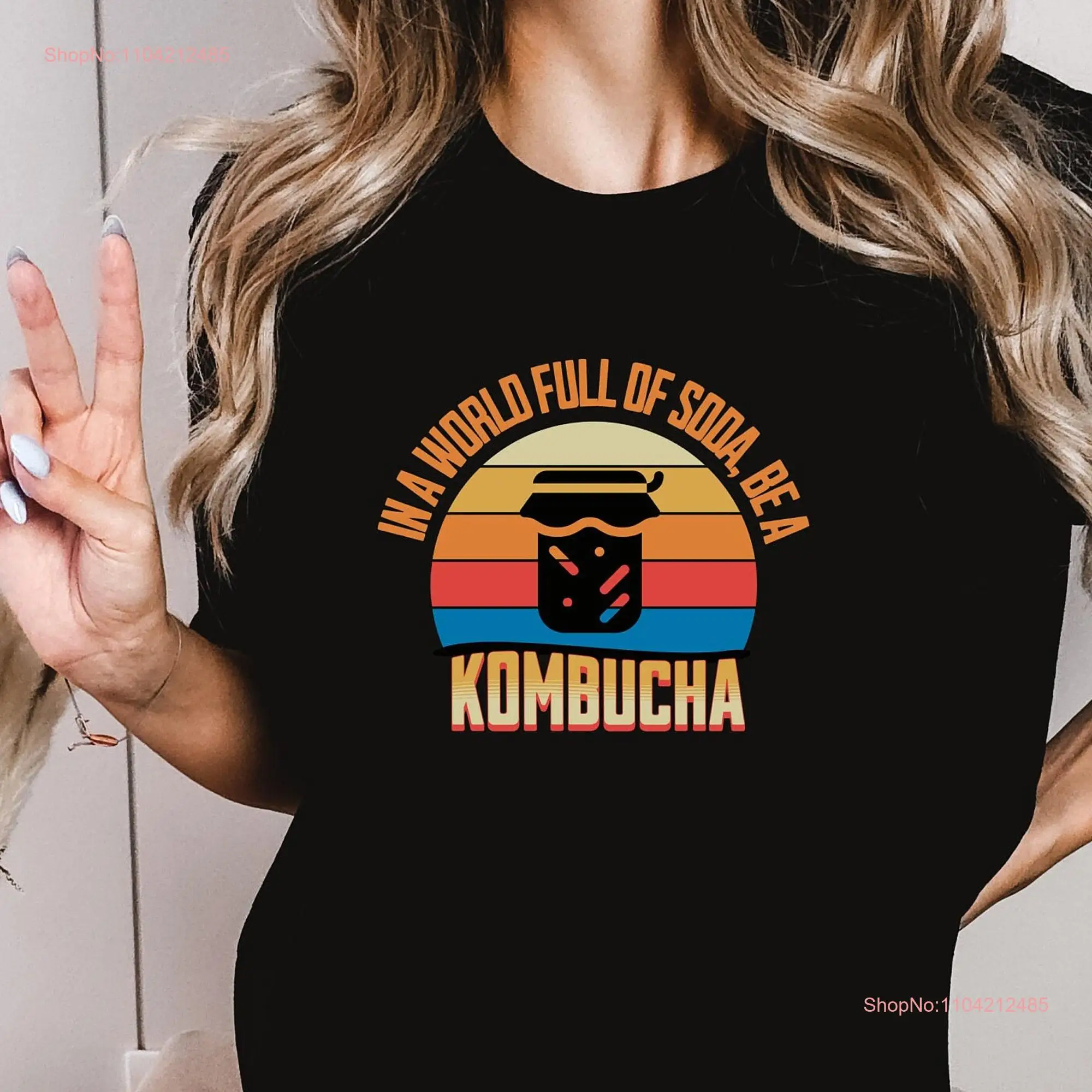 Kombucha T Shirt Brewer Lover Drink Culture long or short sleeves