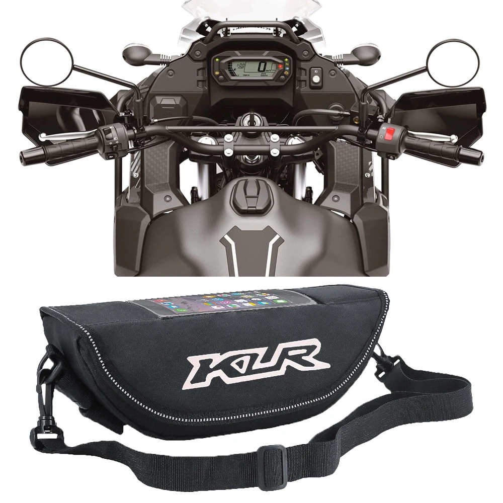 

For Kawasaki KLR650 KLR 650 KLR250 KLR 250 2022 2023 Motorcycle Waterproof And Dustproof Handlebar Storage Bag