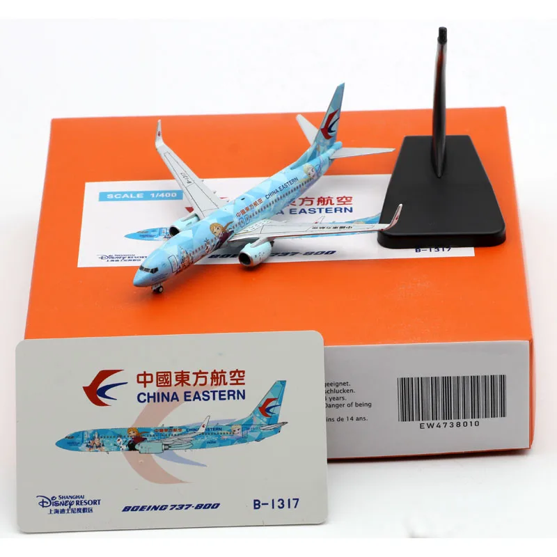 

EW4738010 Alloy Collectible Plane Gift JC Wings 1:400 China Eastern "Skyteam" Boeing B737-800 Diecast Aircraft Jet Model B-1317