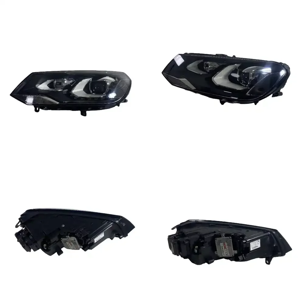 High Quality Headlamps for 2011-2015 Touareg Original Xenon Lens Assembly Low-end Upgrade and High Configuration
