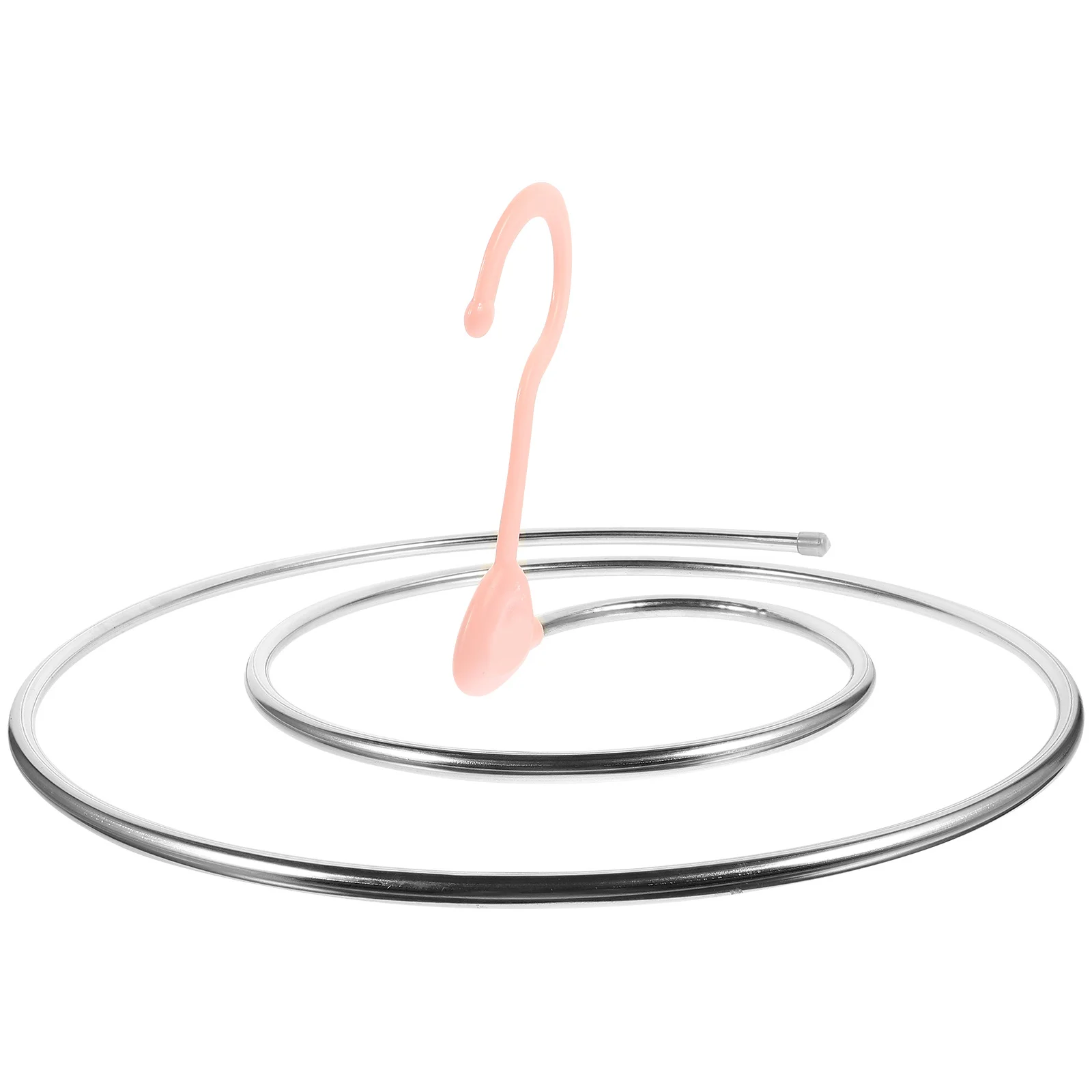 

Spiral Stainless Steel Laundry Drying Rack Hanger for Bed Sheet Blanket Bath Towel Large Towel Multi-Use Drying Rack Indoor