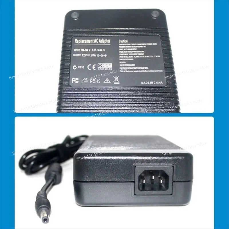 12V 20A 240W AC to DC Power Adapter DC 5.5X2.5mm for Car Mini ITX PC Laptop Power Supply