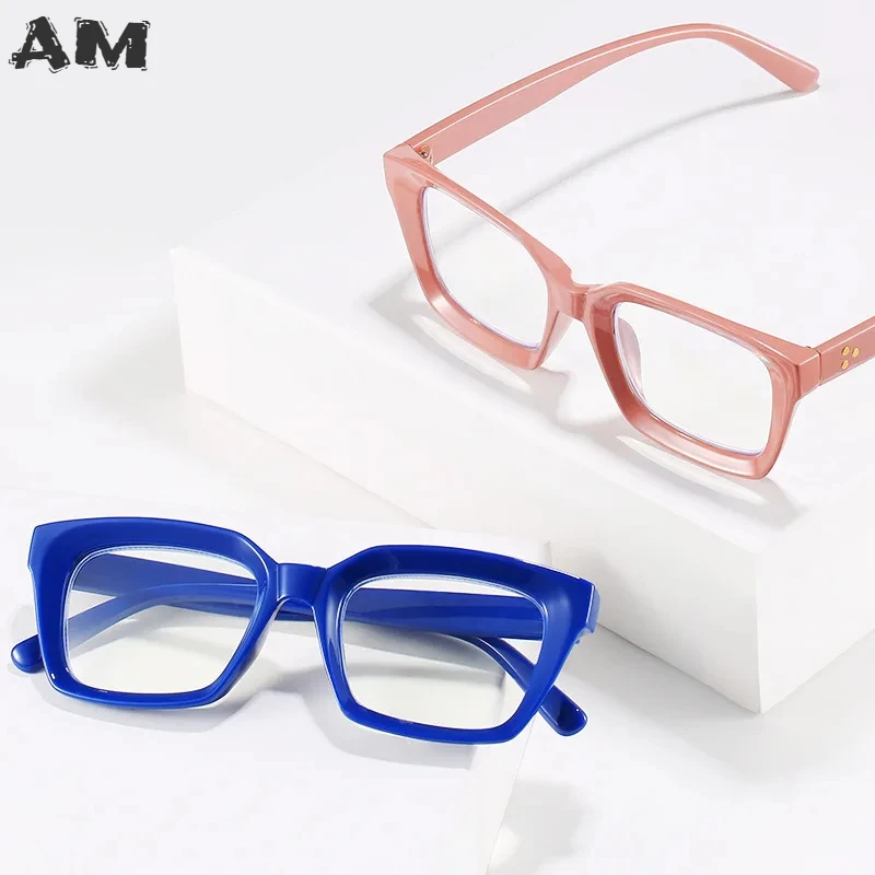 

1PC Portable Large Frame High-definition Presbyopia Eyeglasses Oversized Square Reading Glasses Men Women Diopter 0~+ 3.50