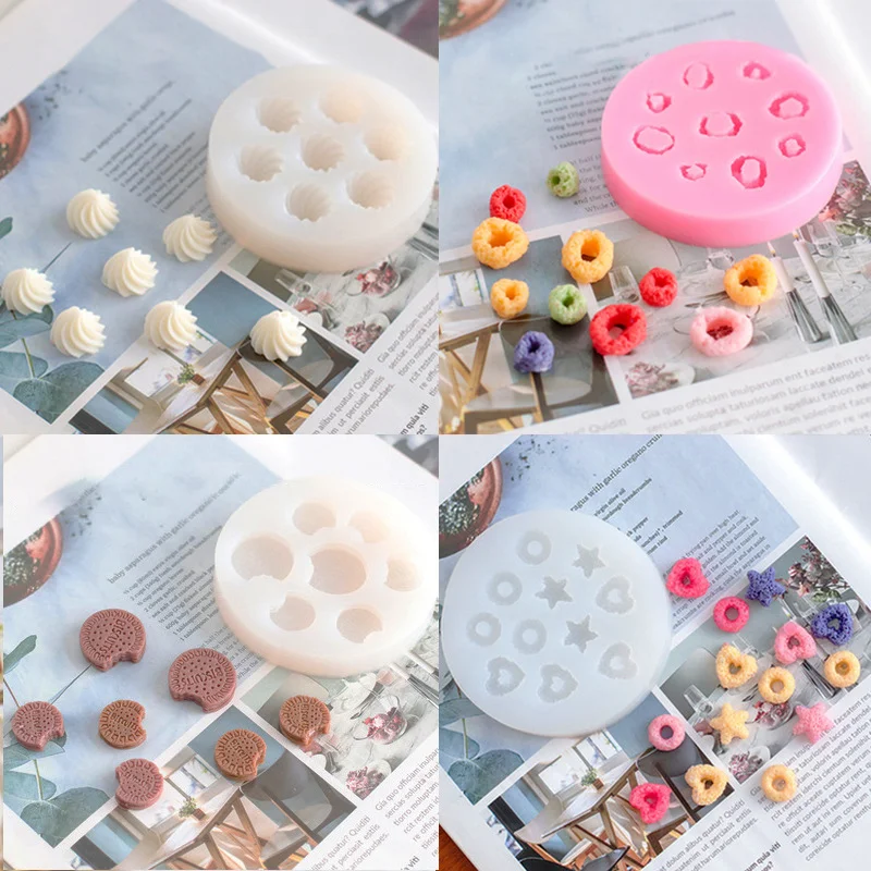 DIY Dried Fruit Candle Silicone Mould Cake Resin Crafts Simulation Grain Silicone Handmade Grain Candle Mould Home Decorations