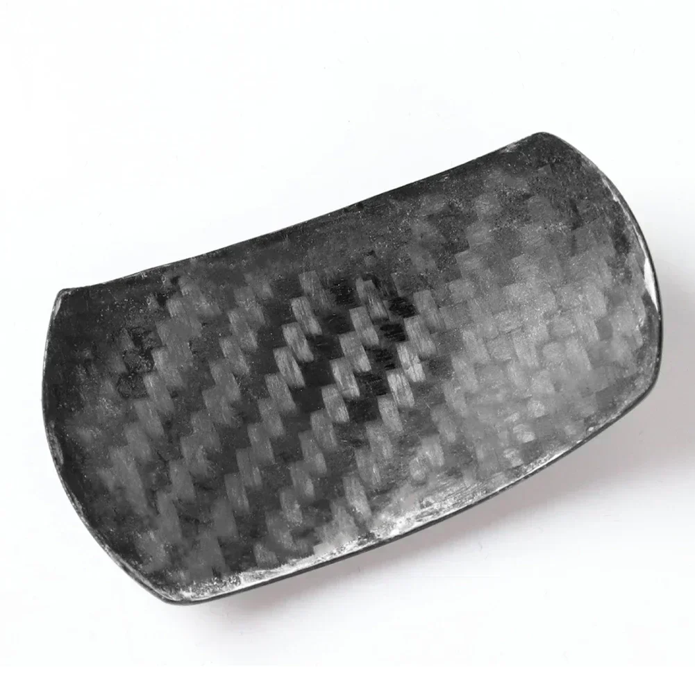 1PCS For NISSAN GTR R35 2008-2016 Gear Shift Knob Engine Button Cover Carbon Fiber Center Console Gear Shift Knob Cover Black