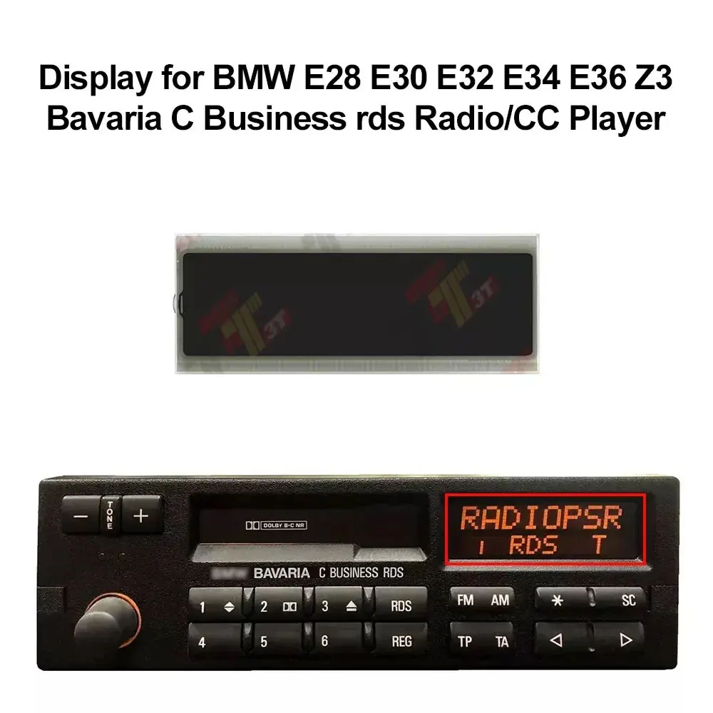 

Dashboard New Display for BMW E28 E30 E32 E34 E36 Z3 Bavaria C Business rds Radio/CC Player