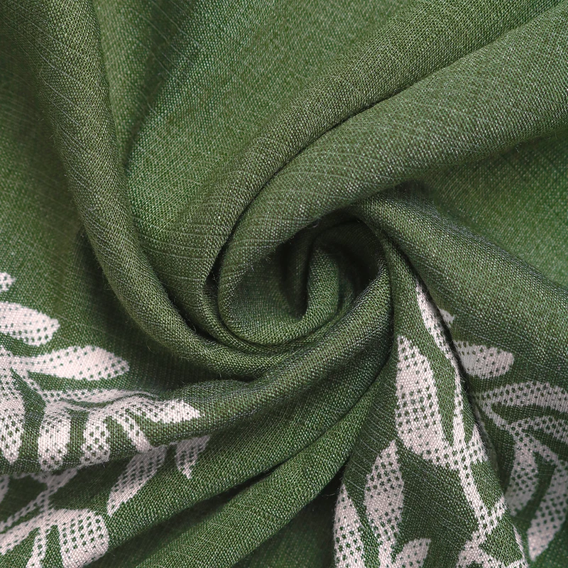 Damska Zielona Sukienka Maxi w Stylu Boho z Nadrukiem, Dekolt w Serek, Bez Rękawów, Wiązana w Talii, Warstwowa z Falbanami, Letnia, Wakacyjna, Codzienna, na Imprezę