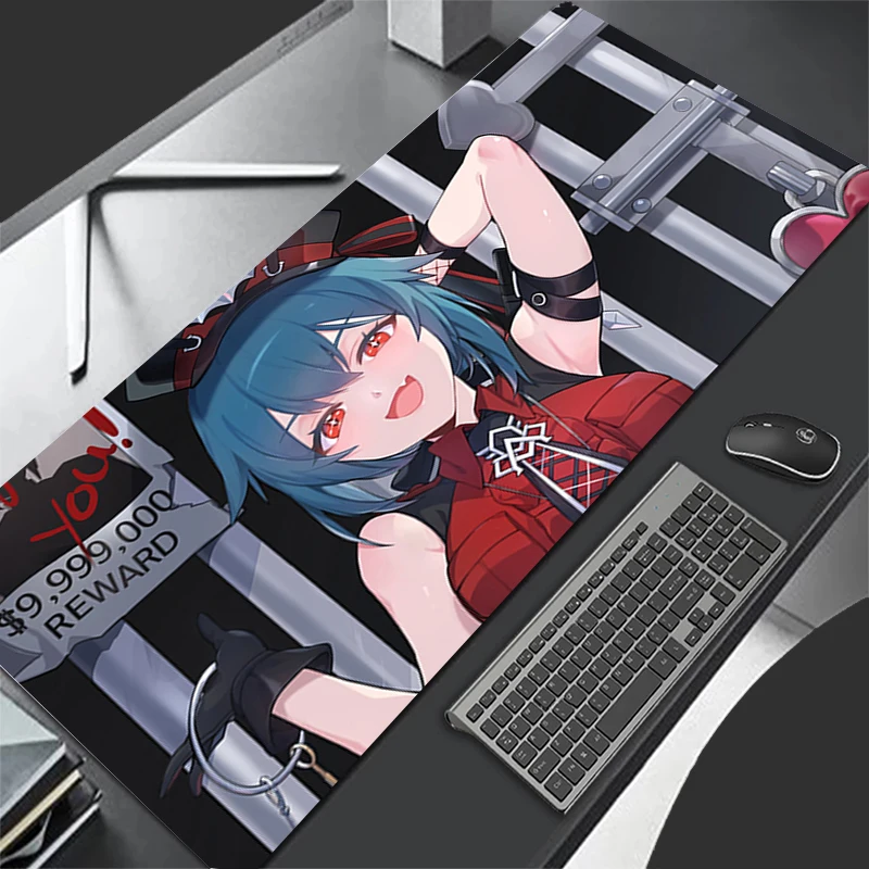 

Mousepad Pattern Mouse Pad Desk Mat Computer Gaming HD Keyboard Pad Rubber Mat Non Slip Black Survival Eternal Return Mouse Mat