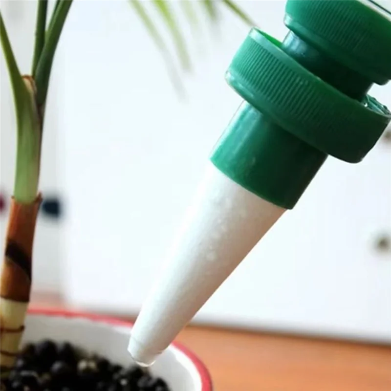 10Pcs Automatic Watering Probes Plant System Ceramic Creat Gardening Flower Potted Drip Device Garden Hoseswater-White