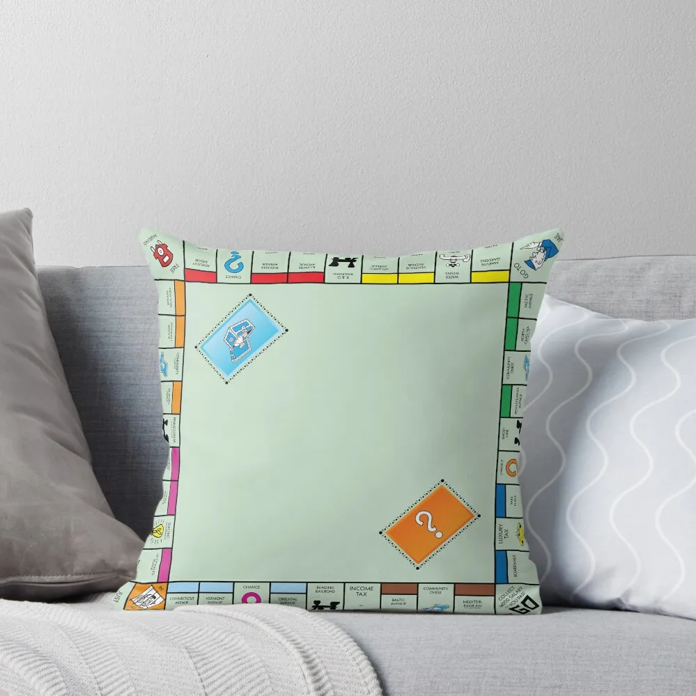 

Board Game Board- monopoly Throw Pillow Cushion Covers For Living Room Christmas Cushion For Home Decorative Sofa Cushion pillow