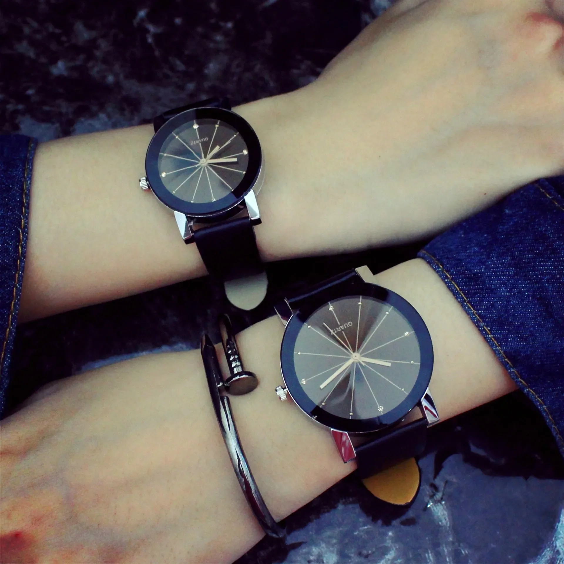 

Модные наручные часы из искусственной кожи, часы Reloj для женщин и мужчин, роскошный подарок, прочные часы для влюбленных, часы с кварцевым циферблатом, Relogio Feminino