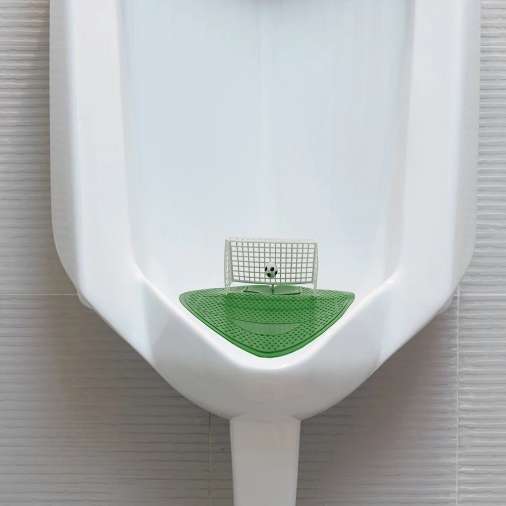 

1 set Football Screens Deodorizer Lemon Scent Urinal Scented Screens Anti Splash Mats for Men Toilet Bathroom Restroom