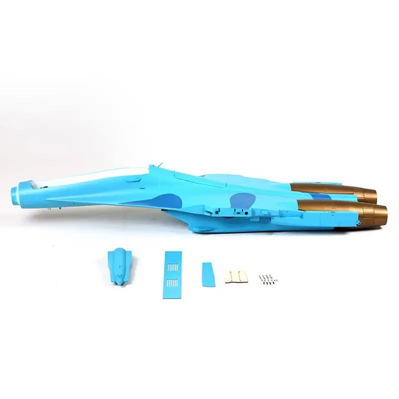 FMS – Kit de modèle SU-27 double 70mm, accessoires spéciaux, cabine de train d'atterrissage de Fuselage, queue horizontale, machines électriques, vis de pneu