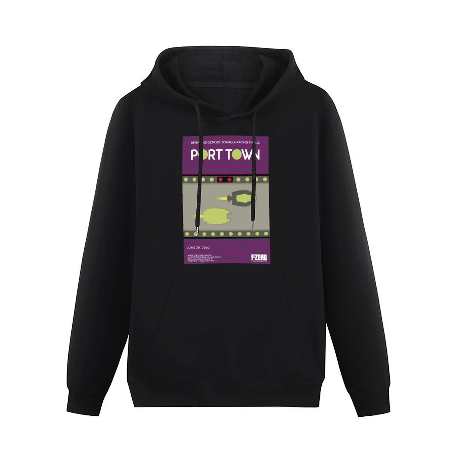 F-Zero Port Town Grand Prix Pullover Hoodie men's sweat-shirt set new in hoodies and blouses