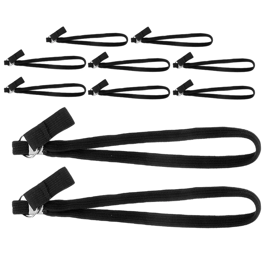 10 قطعة حزام المعصم عصا المشي العالمي صالح مكافحة قطرة الحبل للمشي عصا المشي القطب الملحقات في الهواء الطلق