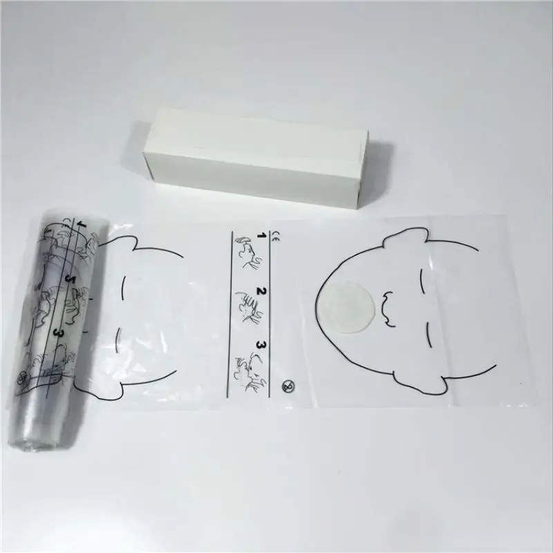 New 36pcs/roll Disposable CPR Training First Aid Resuscitator Mask CPR Face Shield Roll Rescue Kit Tools