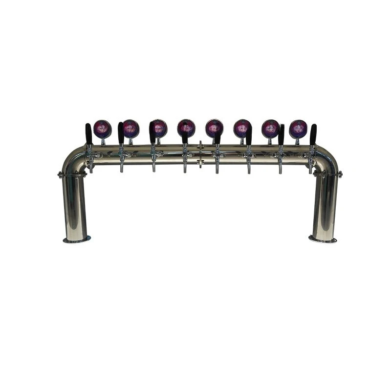 

Eight-headed four-headed door-shaped wine column, craft beer dispenser, restaurant, bar, stainless steel