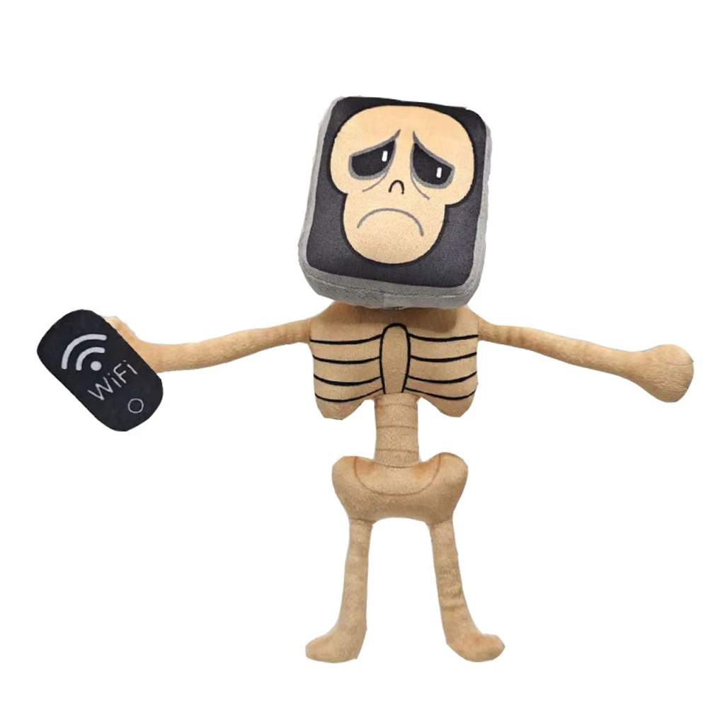 Pluszak Hot Pot Hotspot Brainrot - Urocza szkieletowa maskotka, postać z memów dla fanów gier (Nowa kolekcja 2025)