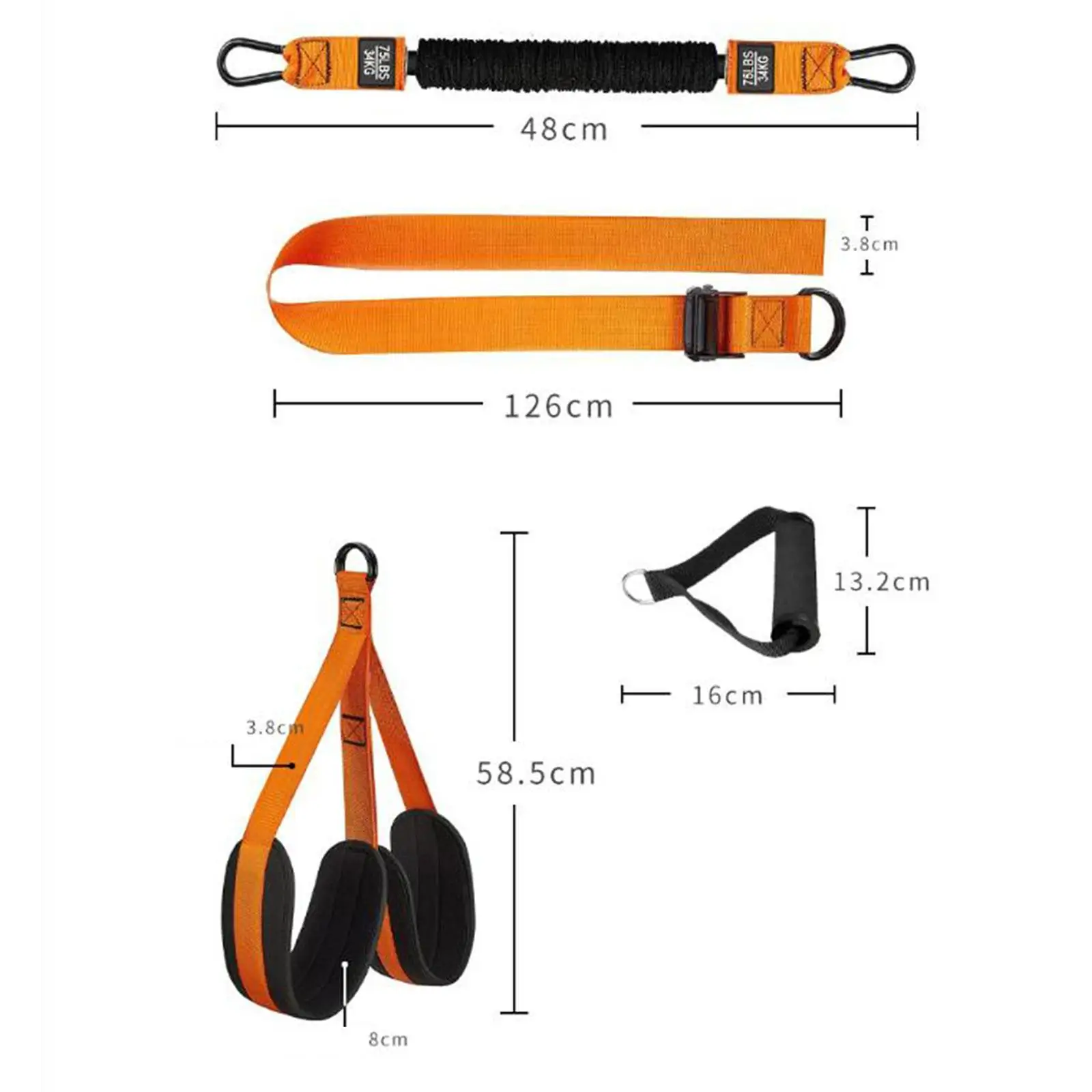 Pull up Assistance Bands Heavy Duty แขวนการฝึกอบรมเท้าสําหรับออกกําลังกาย Chin up การออกกําลังกาย Strength Training Home Fitness