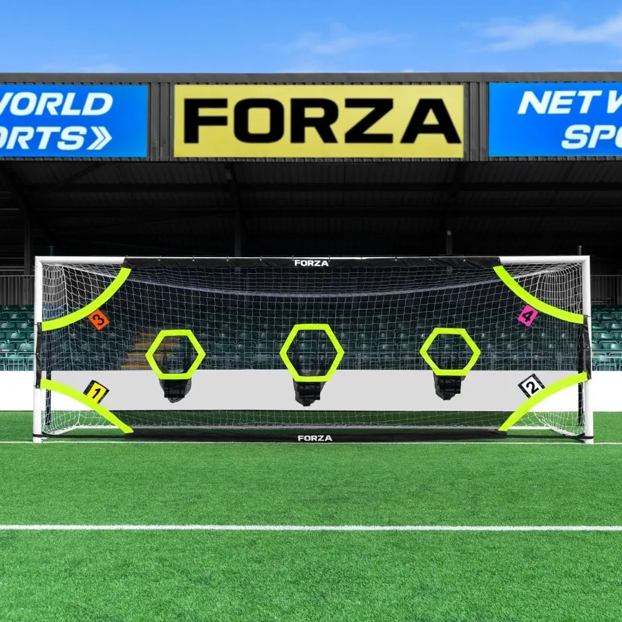FORZA Pro Soccer Target Sheets Soccer Goal Target Net Scoring Zones for Improving Shooting Accuracy [4 Styles 10 Size Options]